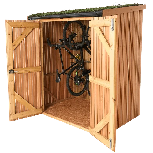 vertical bike sheds perfect for smaller spaces